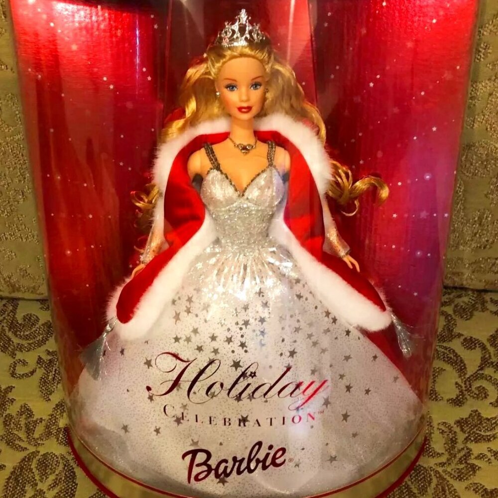 NIB Special Edition 2001 BARBIE Holiday Celebration Doll Mattel